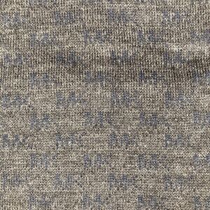 Michael Kors Blue Gray MK Logo Repeating Knit Scarf Winter Womens Casual 72" NEW